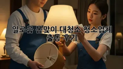 🌸 일로읍 봄맞이 대청소, 청소업체 출동 후기! ✨